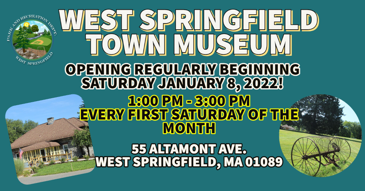 Town museum reopening poster