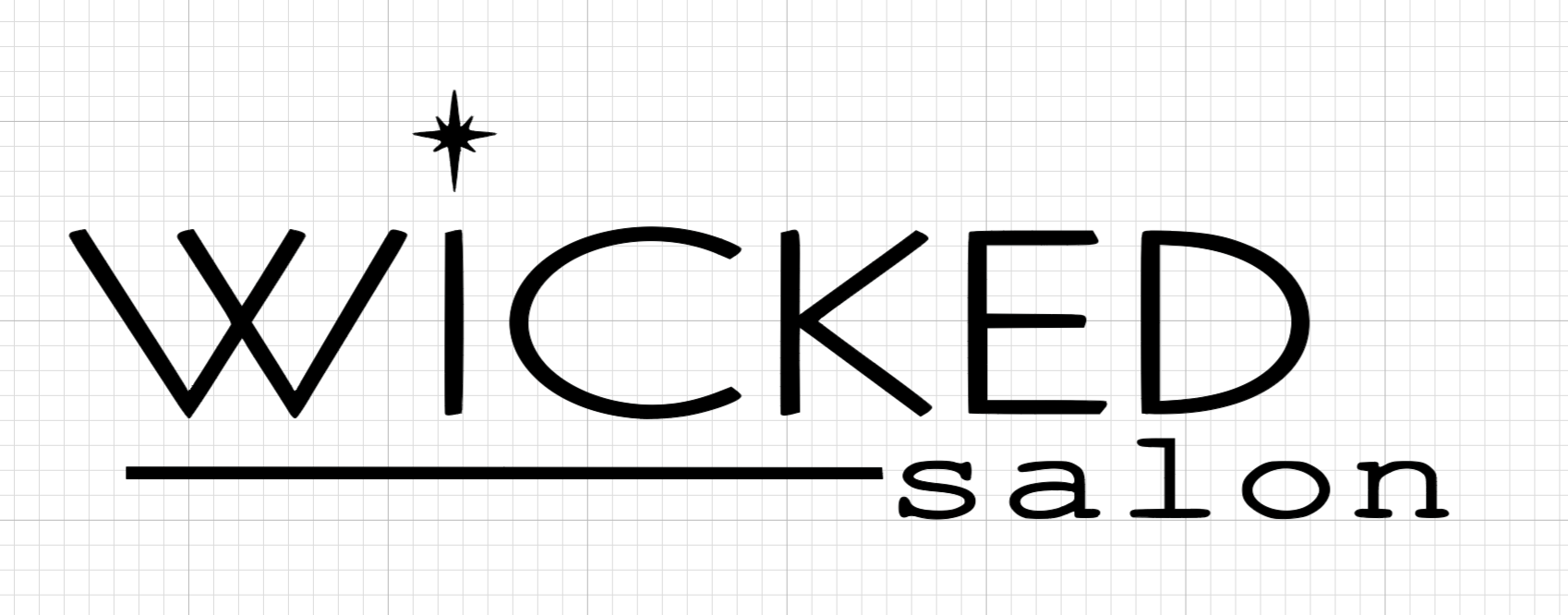 Wicked salon logo