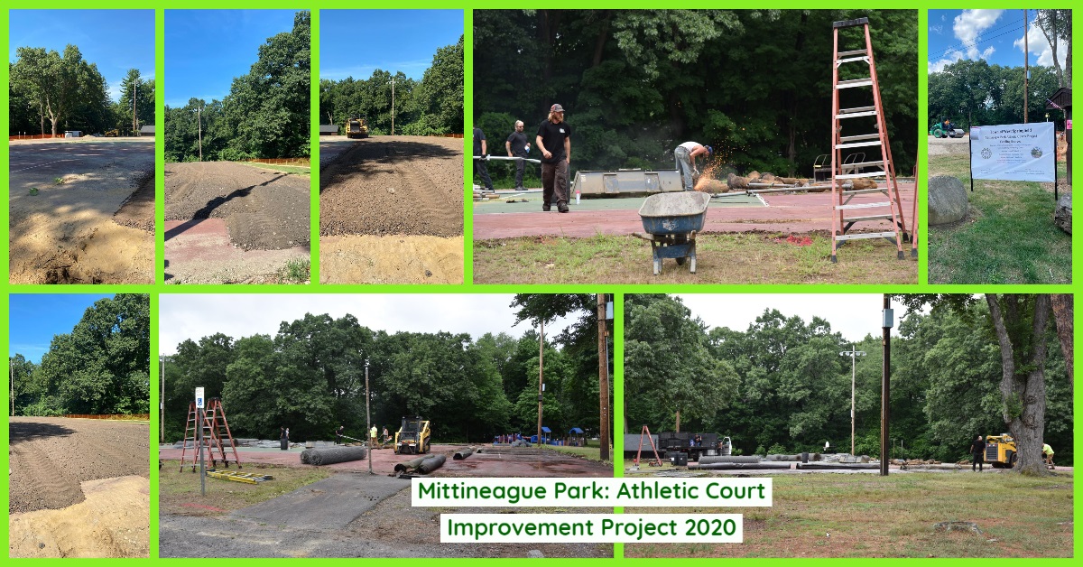 Athletic Court Improvement Project collage