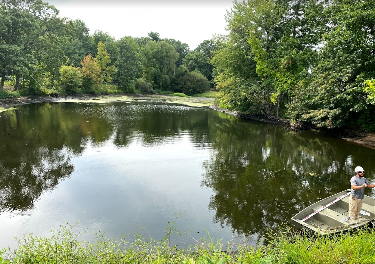 Demo of old spillway