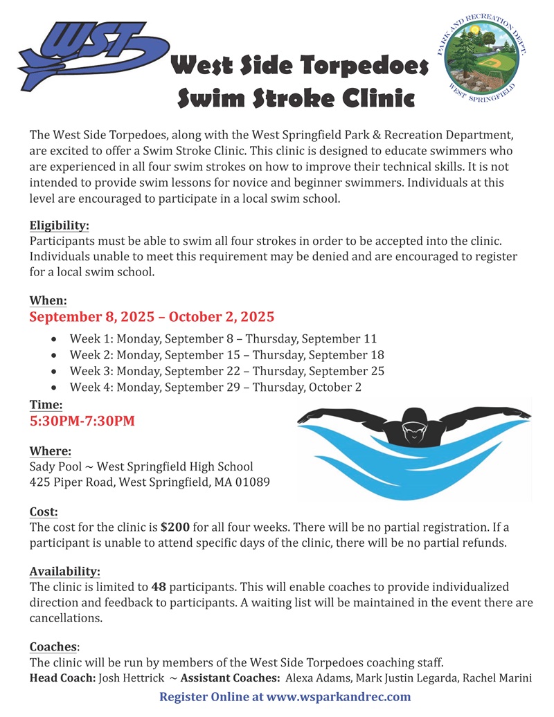 Torpedoes Swim Clinic Registration Flyer 2025 - Open Enrollment - Fall.jpg